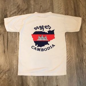 Cambodia graphic travel t-shirt size small